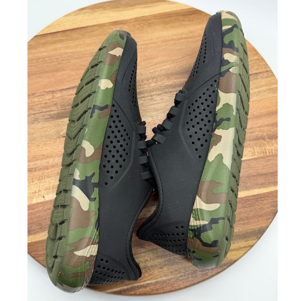 Crocs LiteRide Pacer Women's Size 6 Black Camo 206494 Low Top Shoes  0606 - Picture 5 of 7